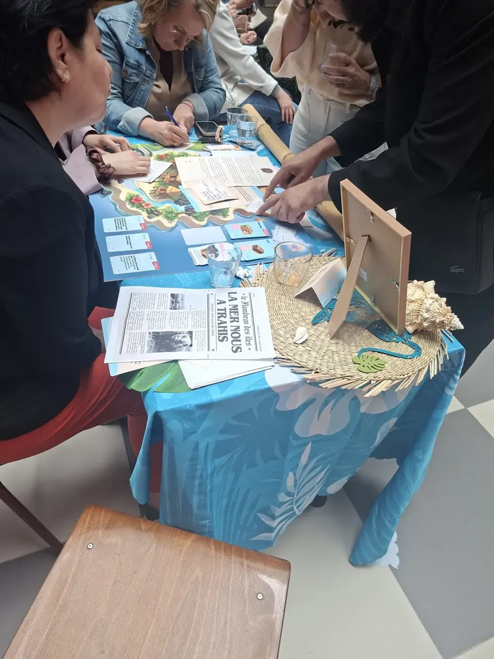 Débrief collectif après le jeu