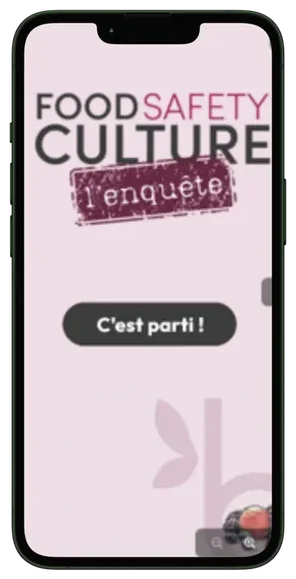 Application d'enquête Food Safety Culture créée pour Les Vergers Boiron